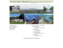 Tablet Screenshot of cascadeacres.com